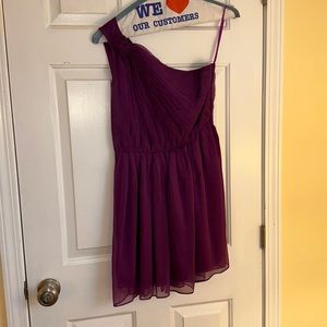 Bar III One Shoulder Dress